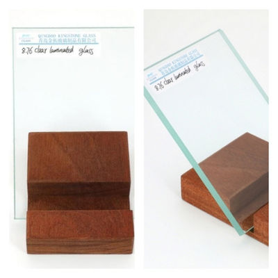 5 + 5mm A lớp kính mạ chống va chạm rõ ràng 915X2140 2140X3300 2760X3300