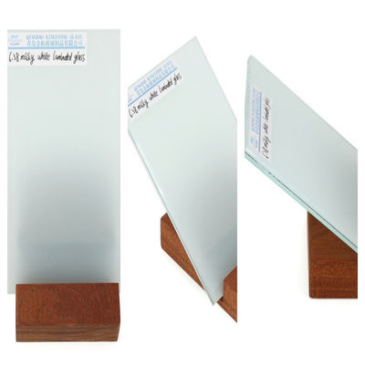 3+3mm Milky White Laminated Glass A Grade CE AS/NZS 2208 SGS được chứng nhận