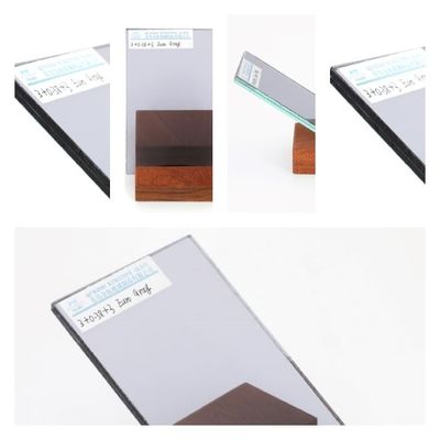 Euro Gray Security Impact Resistant Laminated Glass For Partition / Balustrade (Thiết kế kính mạ chống va chạm)