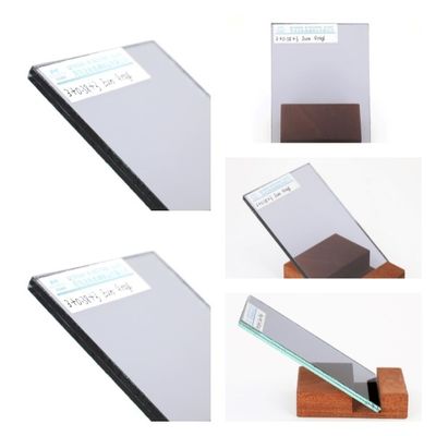 Euro Gray màu sơn thủy tinh nổi cho cửa sổ / cửa / bức tường rèm