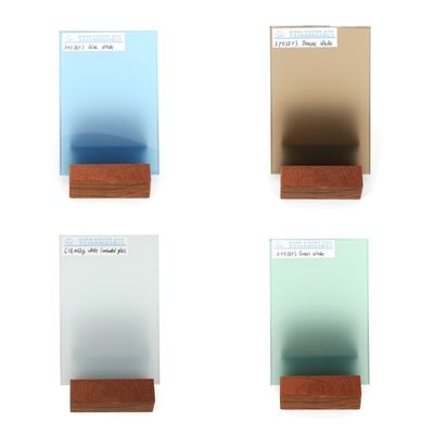 Bảo vệ âm thanh Màu trắng thủy tinh mạ chống gió Độ dày 6,38mm