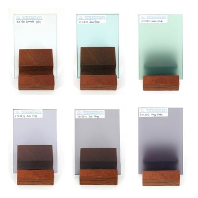 Kính an toàn màu 6.38mm được làm bằng thủy tinh nổi và độ bền cao PVB