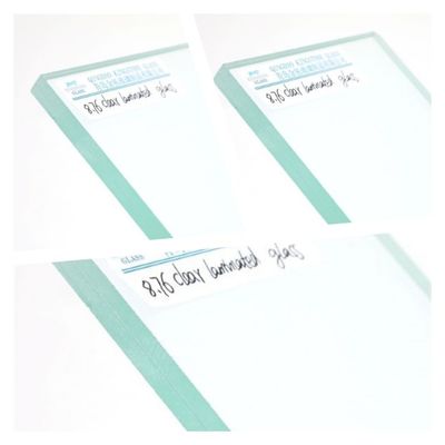thủy tinh nổi PVB tinh khiết thủy tinh nhựa cao độ an toàn 4,38mm - 25,52mm